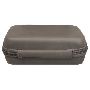 7" x 4" x 2 1/2" Gray Smoke Case - Back view