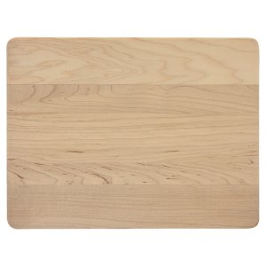 11 1/2" x 8 3/4" Maple Cutting Board with Drip Ring - Back view