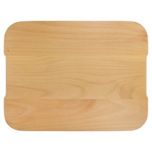 13 5/8" x 10 5/8" Alder Tray with 9" x 12" Recessed Center - Back view
