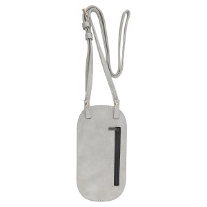 Essential Bag - Engraved Faux Leather, Creekside Collection, Light Gray - Back view
