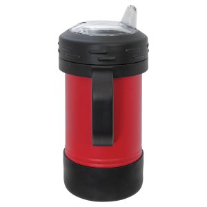 Polar Camel 10 oz. Red Sippy Cup - Side view