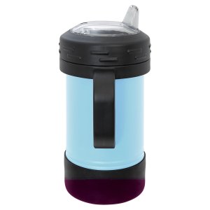 Polar Camel 10 oz. Light Blue Sippy Cup - Side view