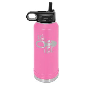 Polar Camel 32 oz. Pink Water Bottle - Open view