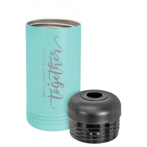 Polar Camel Teal Wine Chiller - Open view