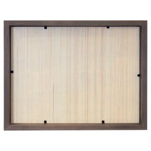 8" x 10" Custom Printed Wood Photo Panel with Frame - Back view