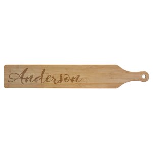 23 1/2" x 3 3/4" Custom Printed or Custom Engraved Paddle - Back 2 view