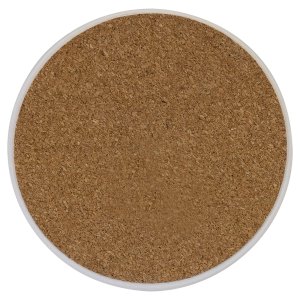 4 1/4" Custom Printed Round Sandstone Coaster - Back 2 view