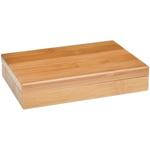 Bamboo 2-Piece Wine Tool Set - Closed view