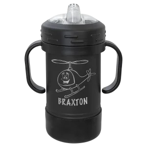 Polar Camel 10 oz. Black Sippy Cup