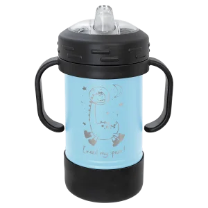 Polar Camel 10 oz. Light Blue Sippy Cup