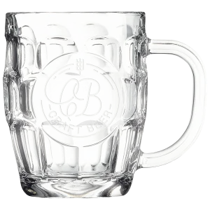 Polar Camel 20 oz. Beer Mug with Handle & Round Engraving Area