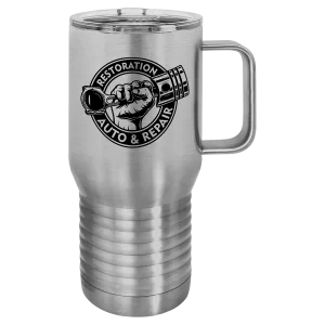 Polar Camel 20 oz. Stainless Steel Vacuum Insulated Travel Mug with Slider Lid