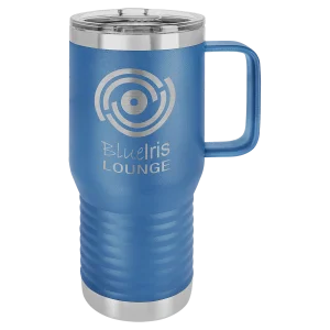 Polar Camel 20 oz. Royal Blue Vacuum Insulated Travel Mug with Slider Lid