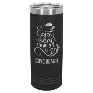 Polar Camel 22 oz. Black Skinny Tumbler with Slider Lid