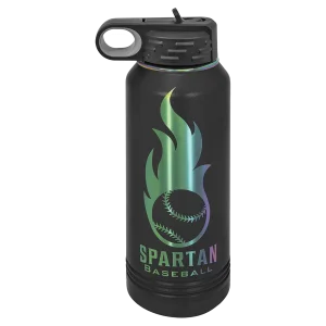 Polar Camel 32 oz. Black/Prism Water Bottle