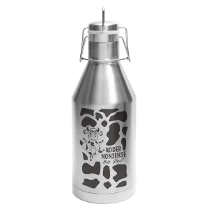 Polar Camel 64 oz. Stainless Steel Vacuum Insulated Growler with Swing-Top Lid