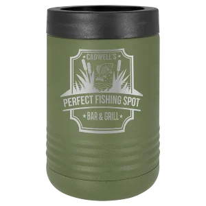 Polar Camel Olive Green Stainless Steel Vacuum Insulated Beverage Holder