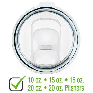 Slider Lid for 10, 15, 16, 20, Polar Camel Tumblers or 20 oz.              Pilsners